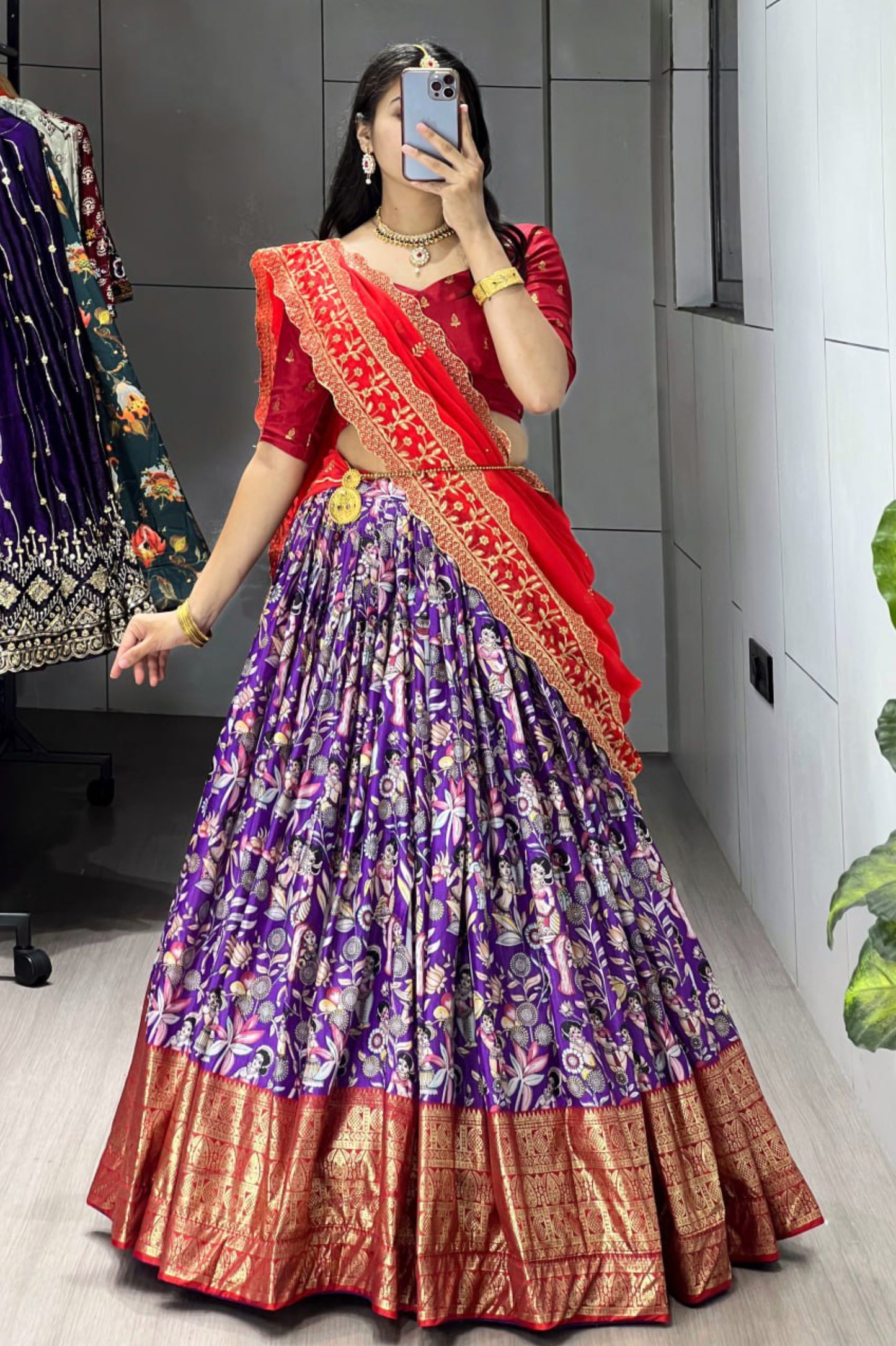 Kalamkari Lehenga Choli