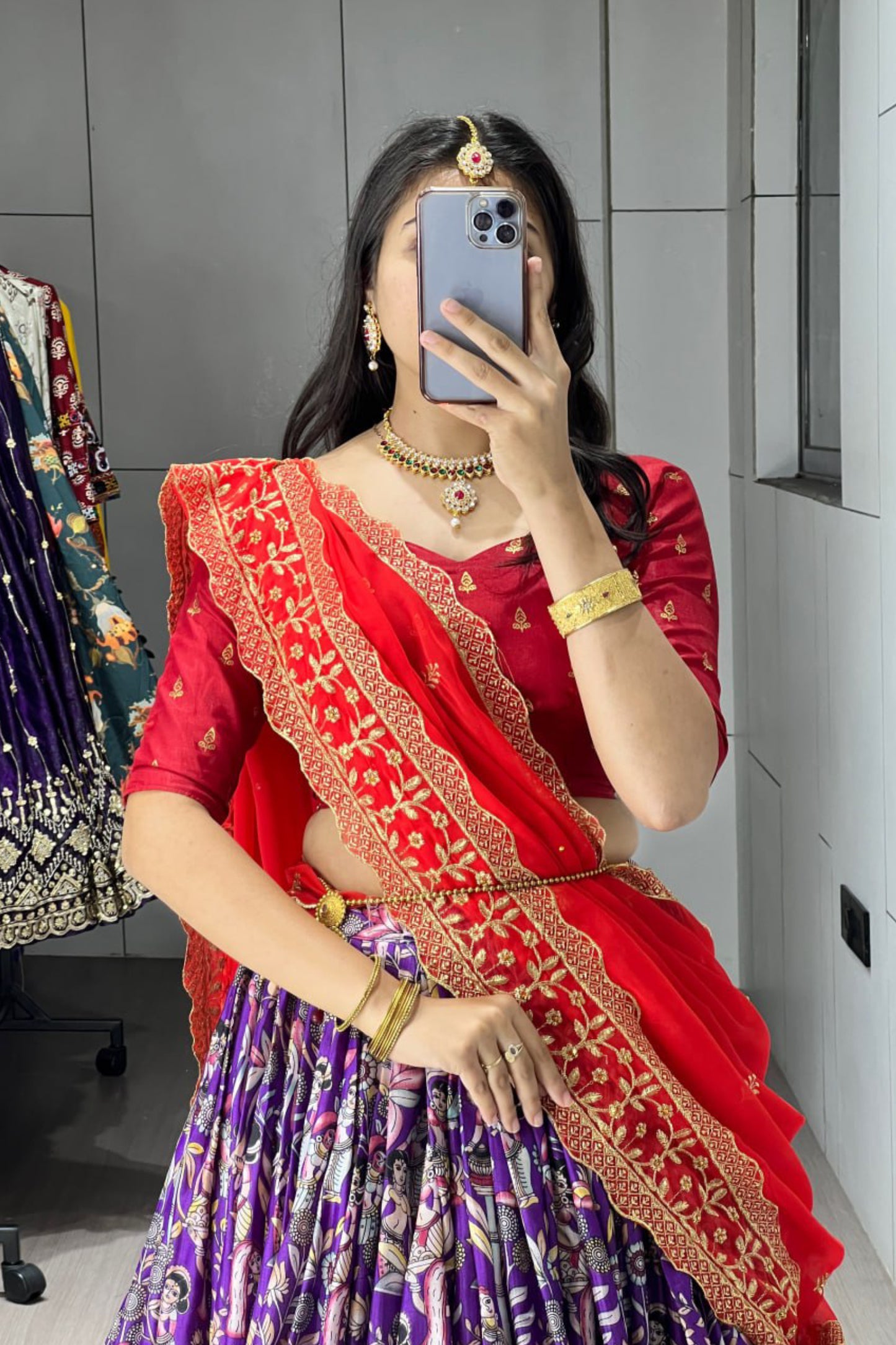 Kalamkari Lehenga Choli