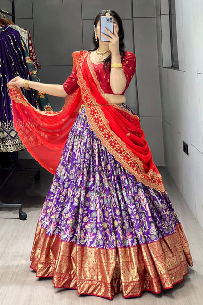 Kalamkari Lehenga Choli