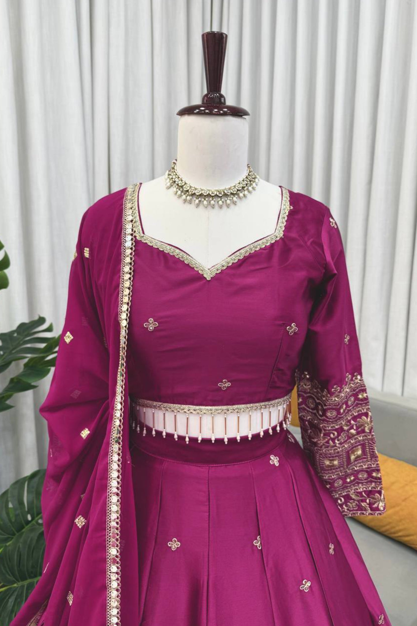 Japan Satin Silk Chaniya Choli