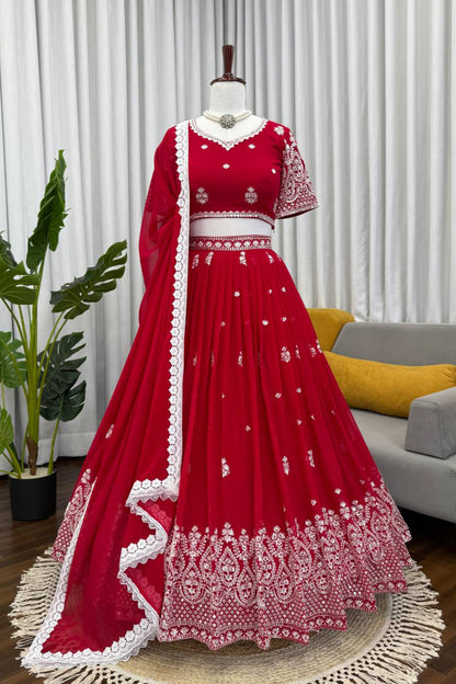 Foux Georgette Lehenga Choli