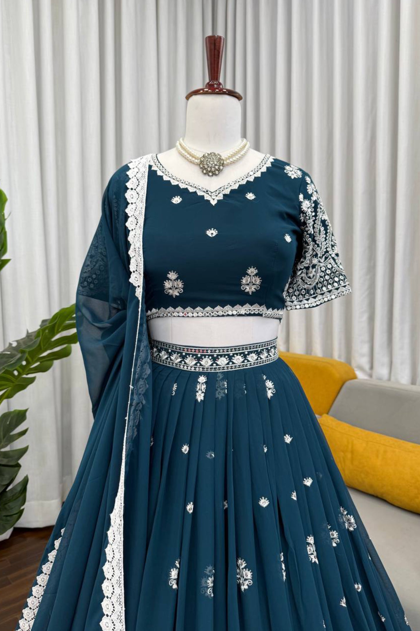 Foux Georgette Lehenga Choli