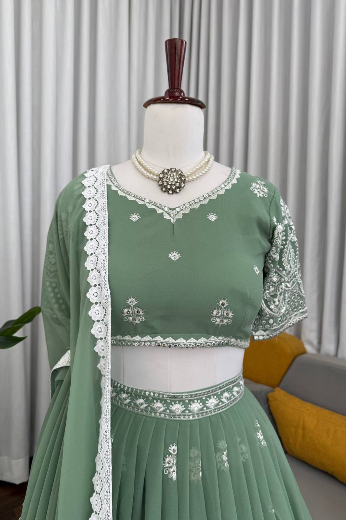 Foux Georgette Lehenga Choli