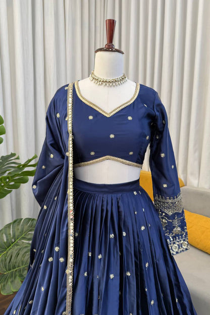 Japan Satin Silk Lehenga Choli