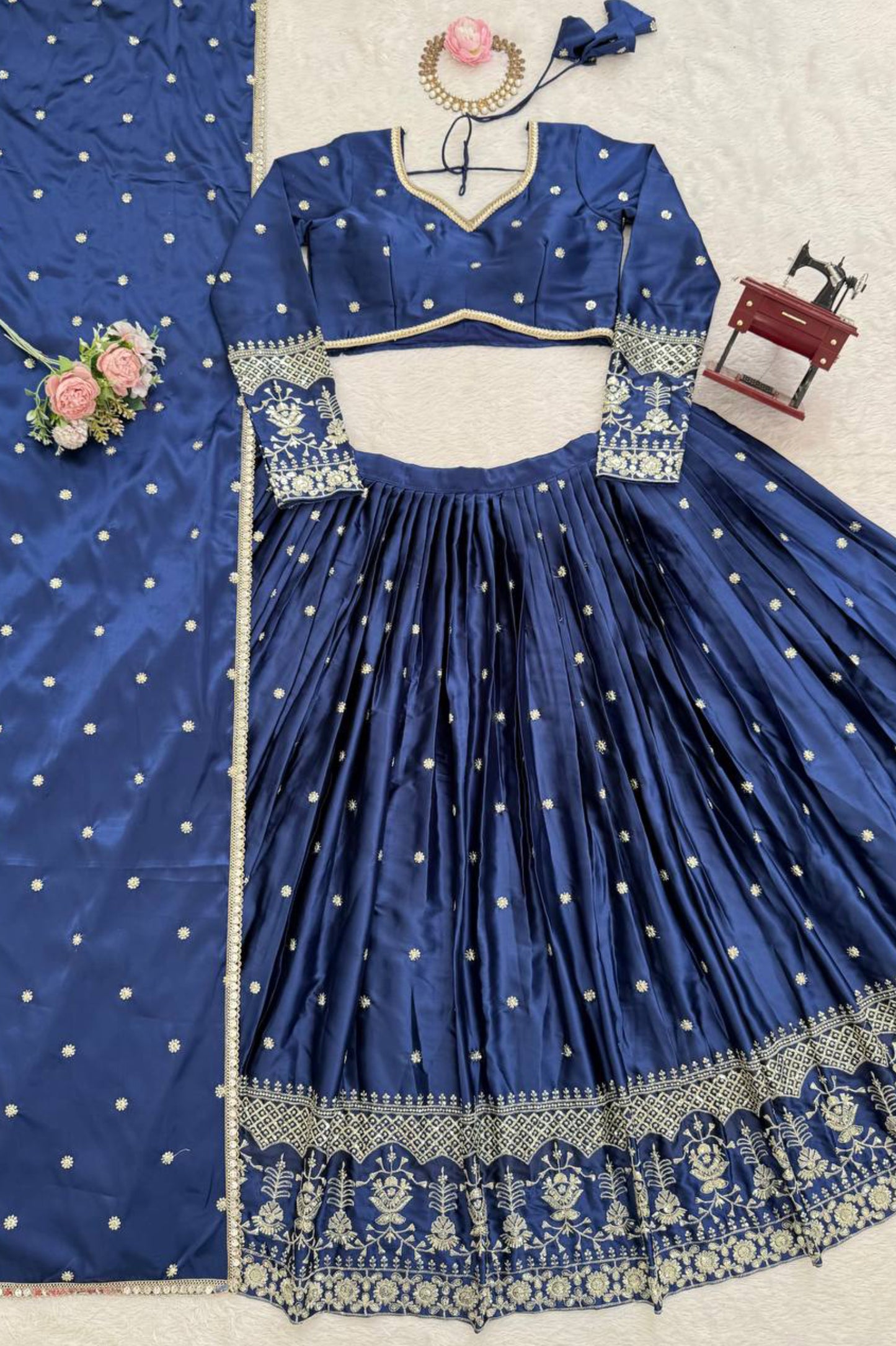 Japan Satin Silk Lehenga Choli
