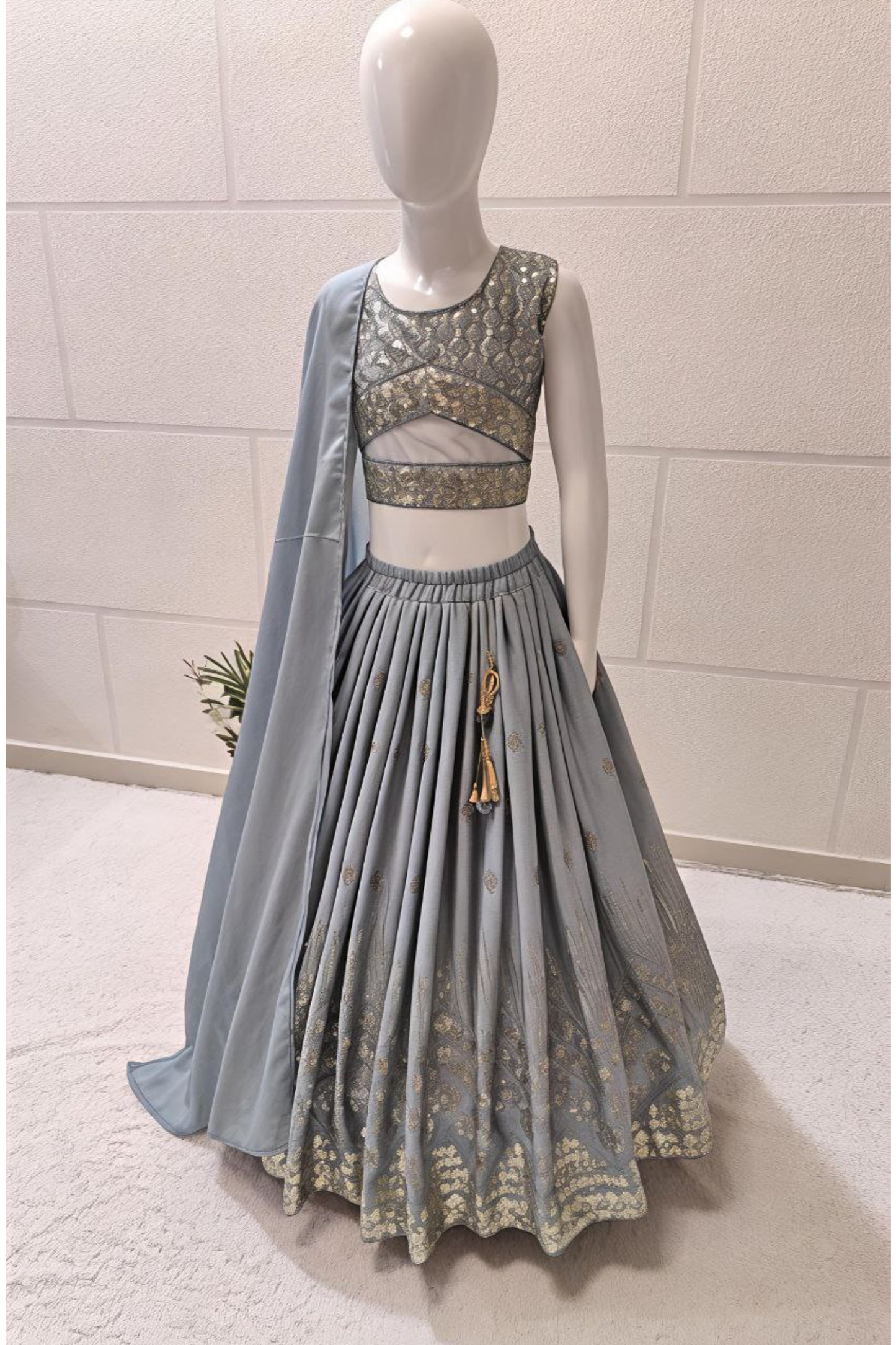 Faux Georgette Kids Choli