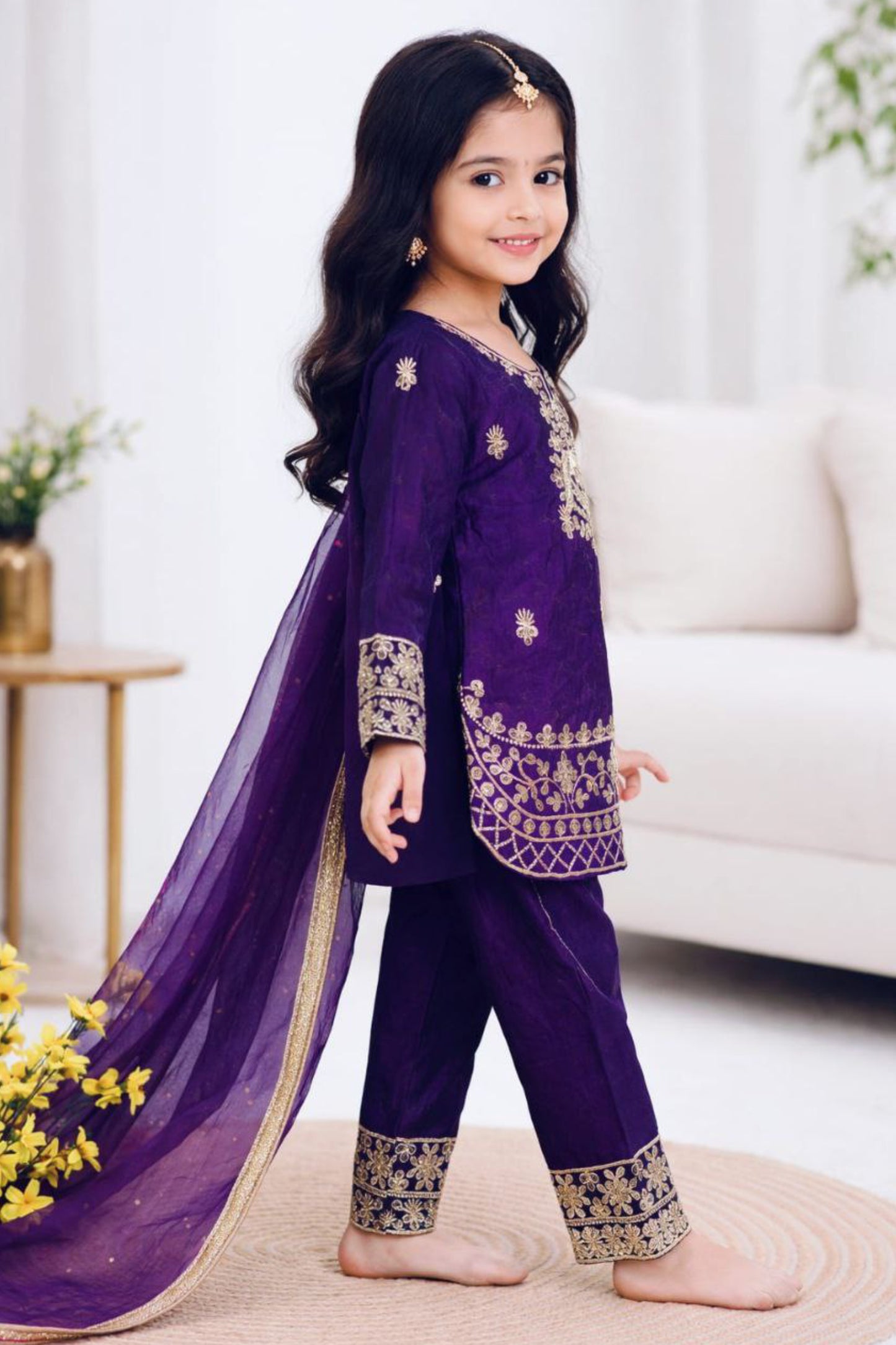 Elegant Top Plazzo & Dupatta Set