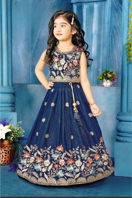 Soft Chinon Silk Kids Choli