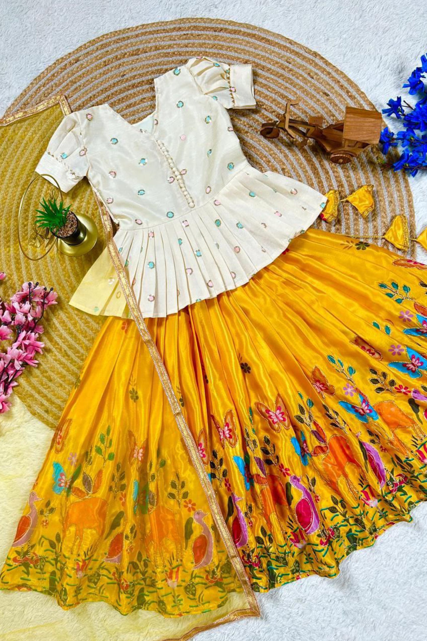 Haldi Special Kediya Style Choli