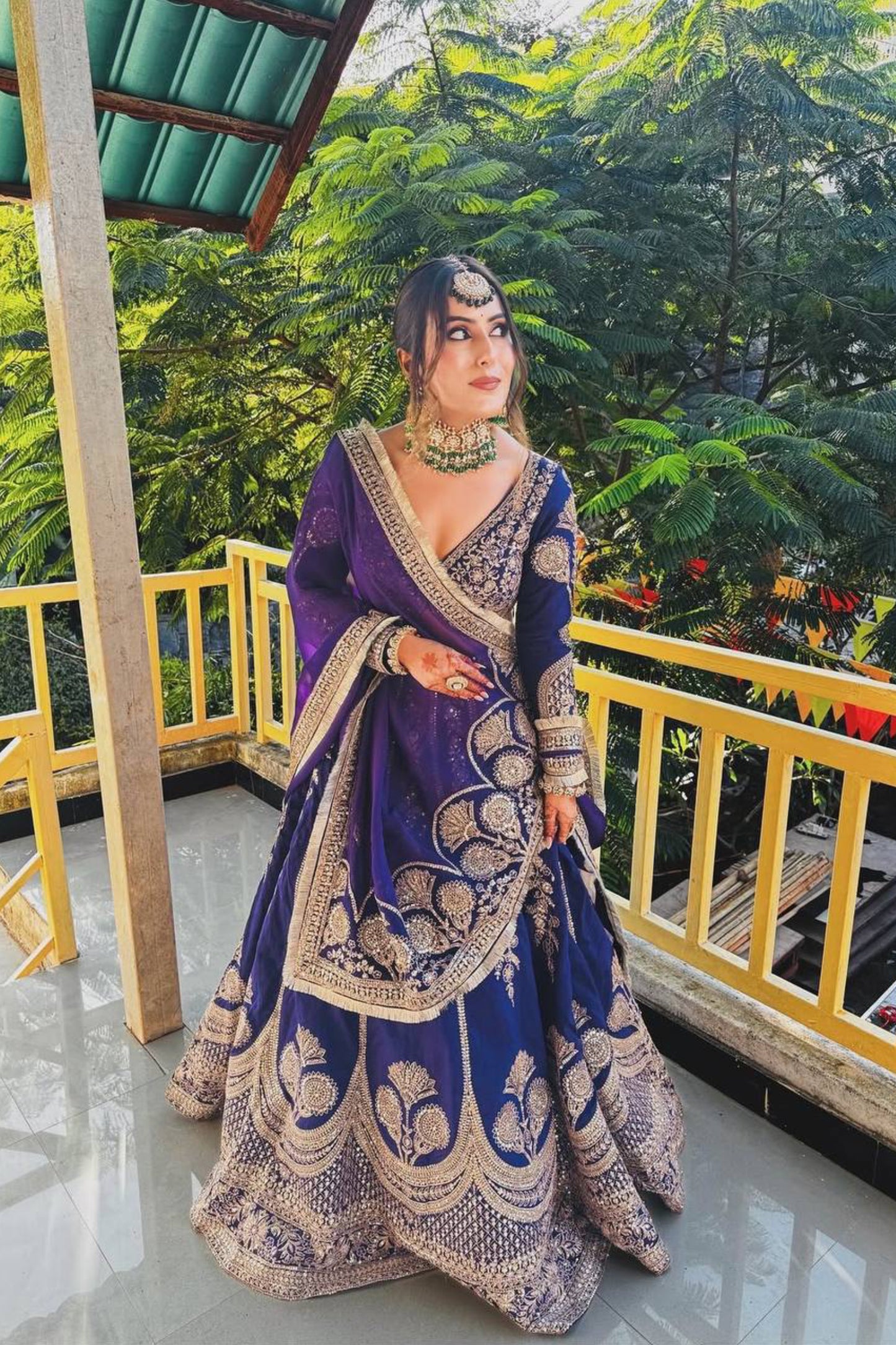 Wedding Special Gorgette Lehenga