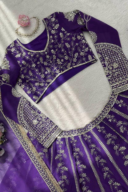 Wedding Special Gorgette Lehenga
