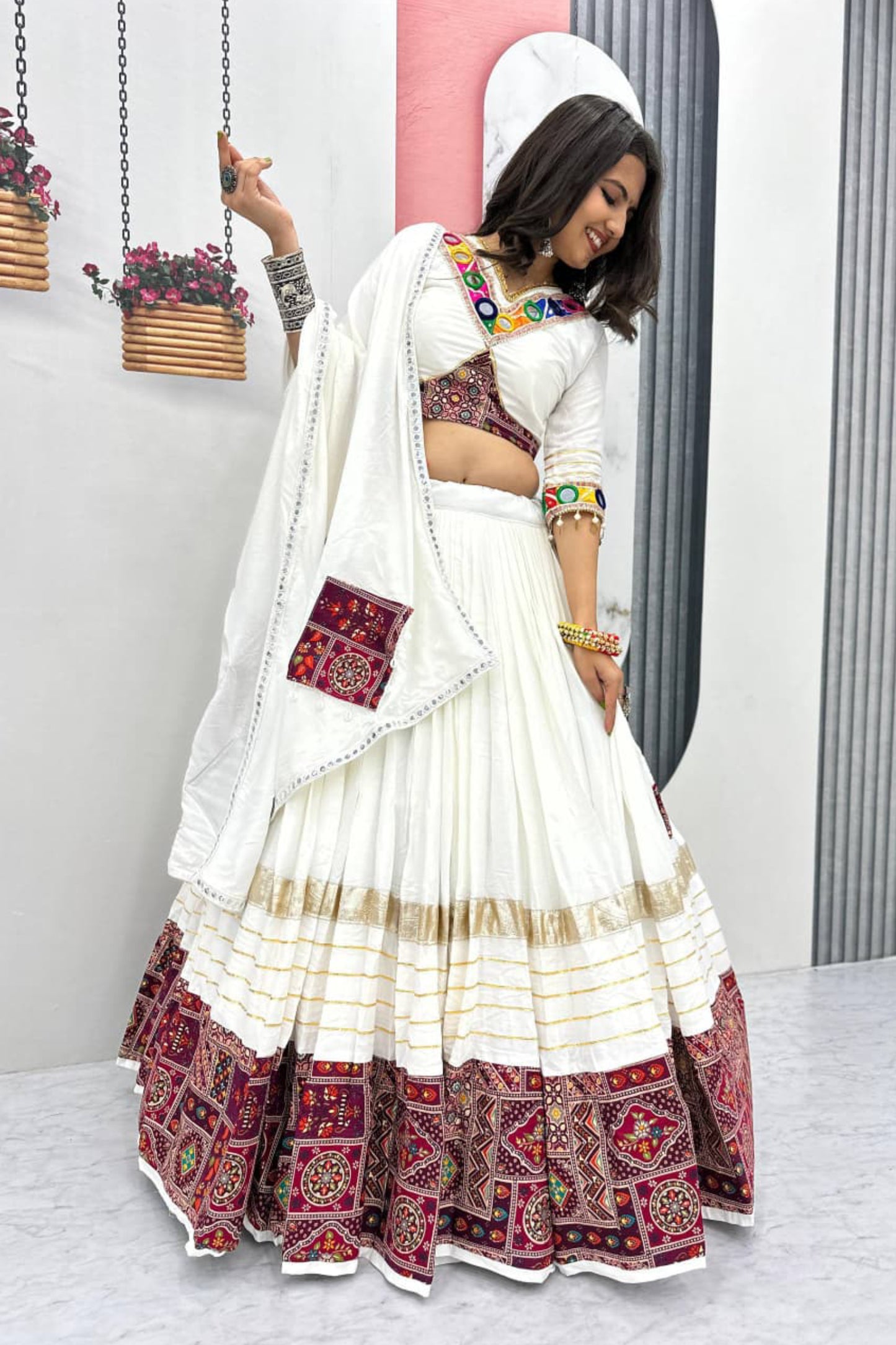 Navratri Special Pure Cotton Lehenga Choli