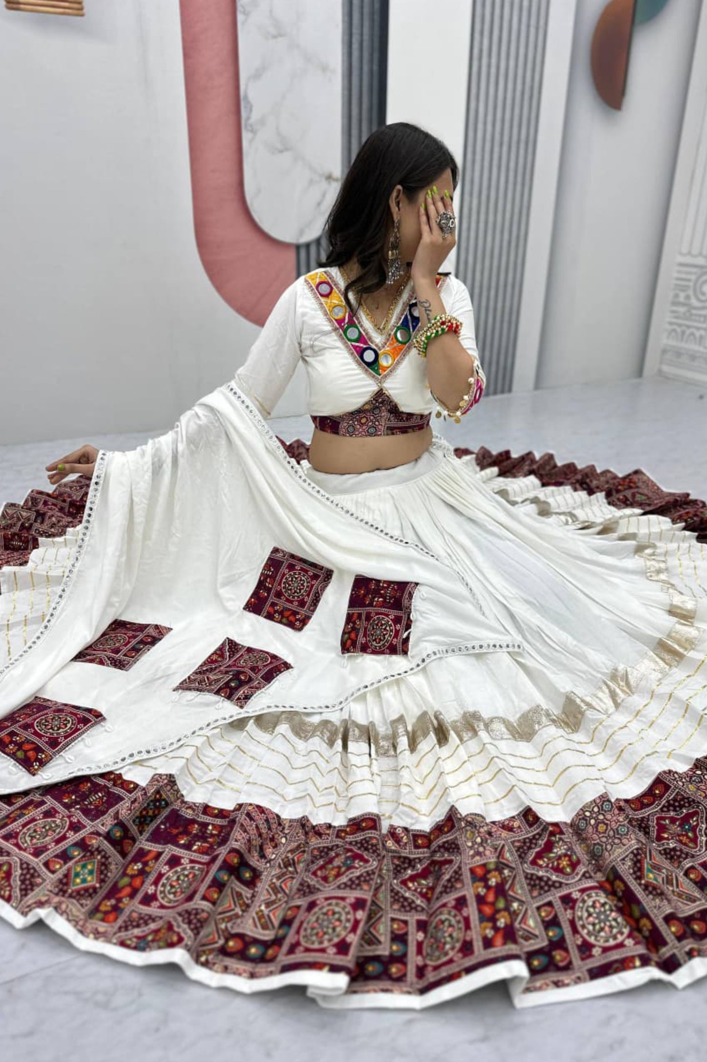 Navratri Special Pure Cotton Lehenga Choli