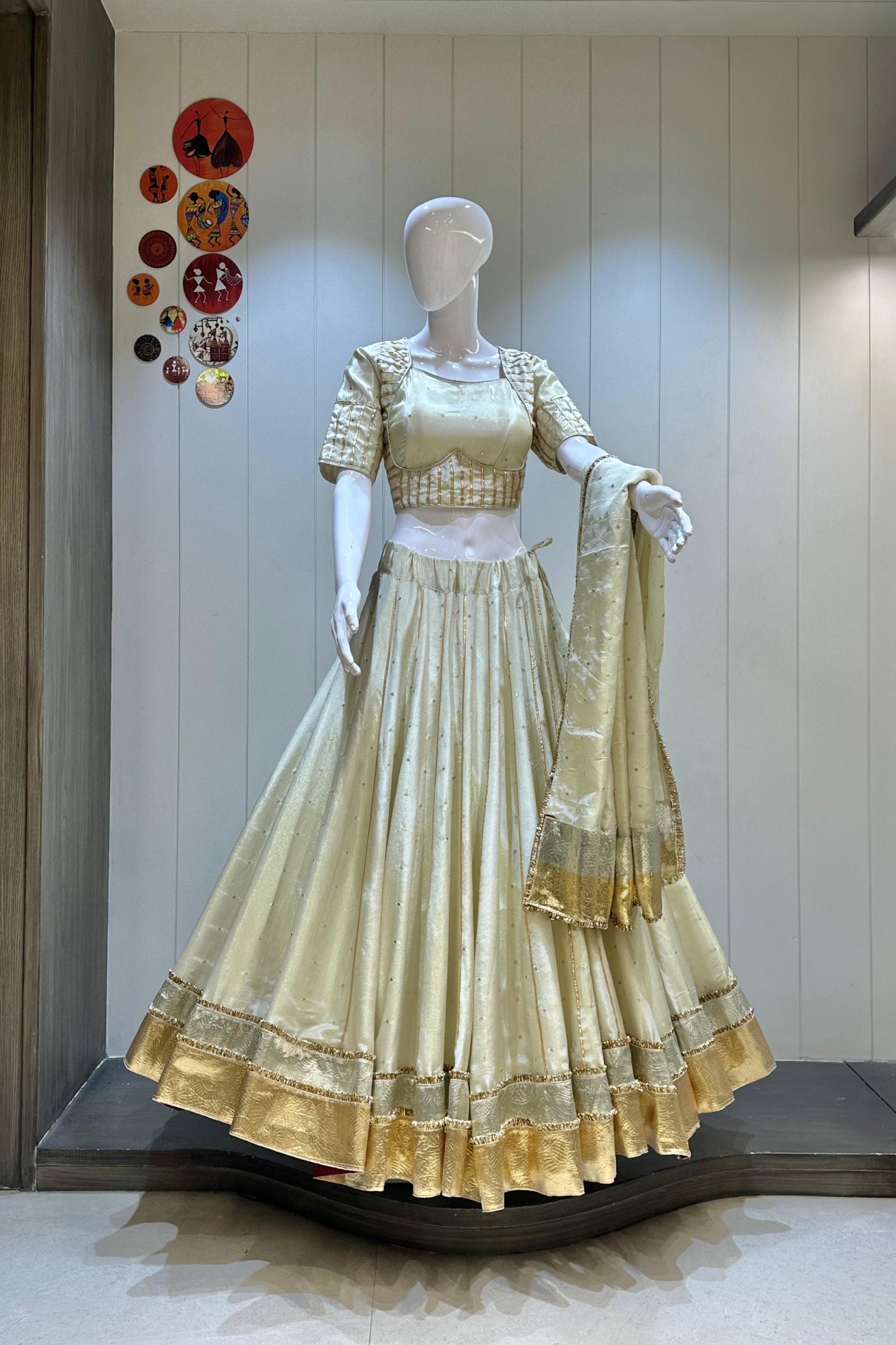 Kasuti Butti Navratri Lehenga Choli