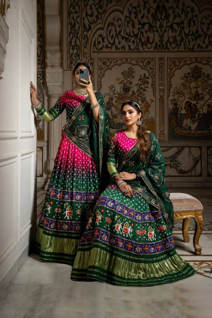 NEW ARRIVAL – Royal Gaji Silk Chaniya Choli Set