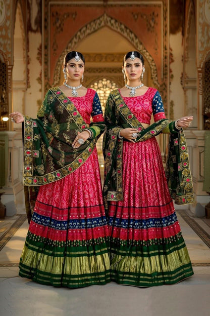 NEW ARRIVAL – Royal Gaji Silk Chaniya Choli Set