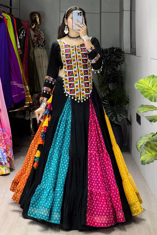 Ethnic Women Lehenga With Traditional Top | Navratri