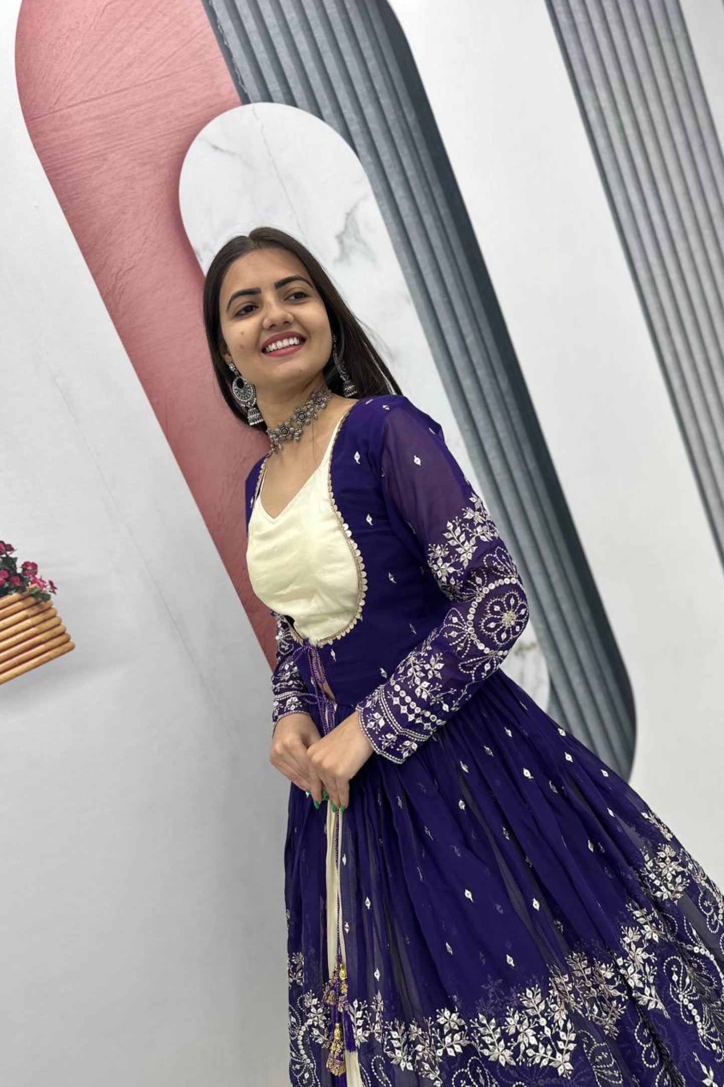 Indo Western Style Three Piece Set