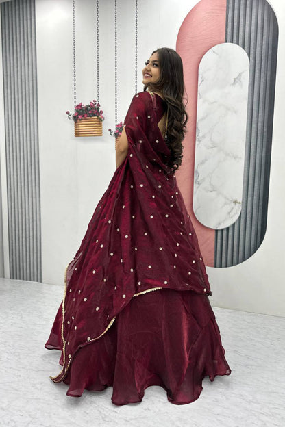 Indo Western Style Lehenga Choli