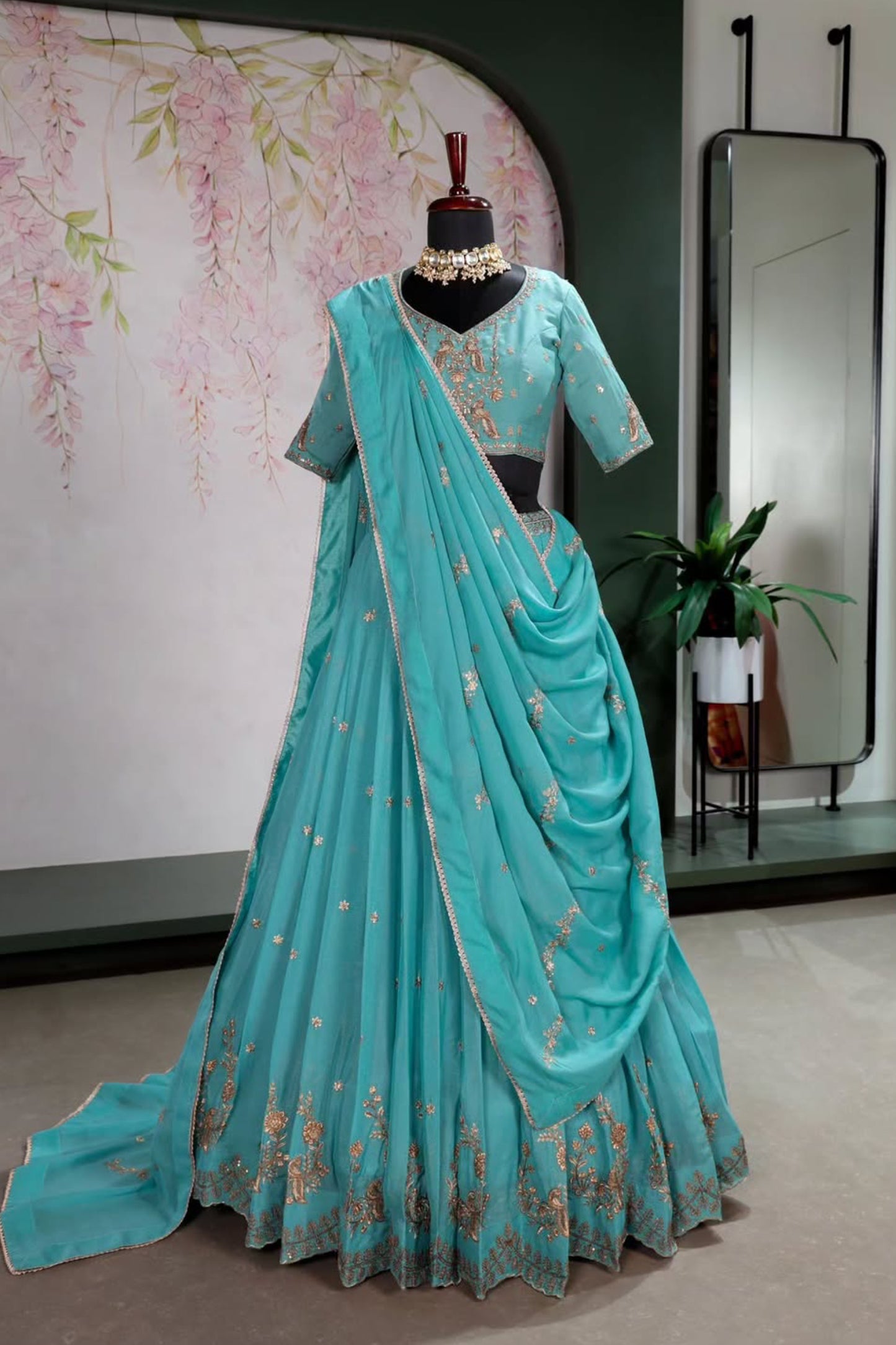 Aqua Royal Lehenga Choli