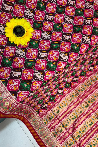 Soft Banarasi Silk Patola Saree