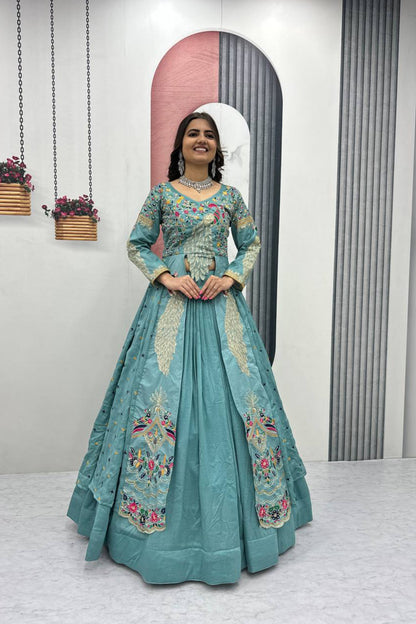 Trending Peacock Long Top Lehenga