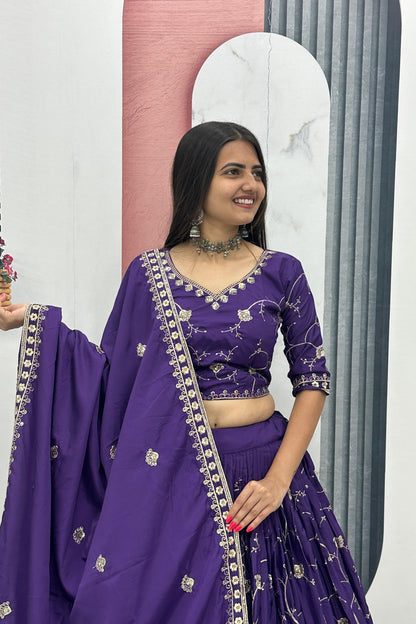 Crepe Silk Chaniya Choli
