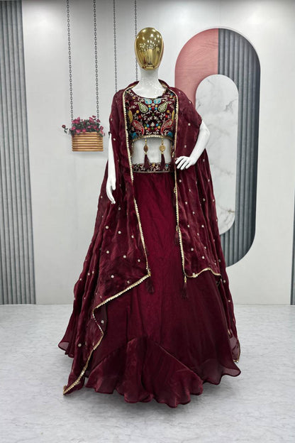 Indo Western Style Lehenga Choli