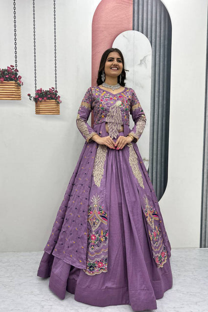 Trending Peacock Long Top Lehenga