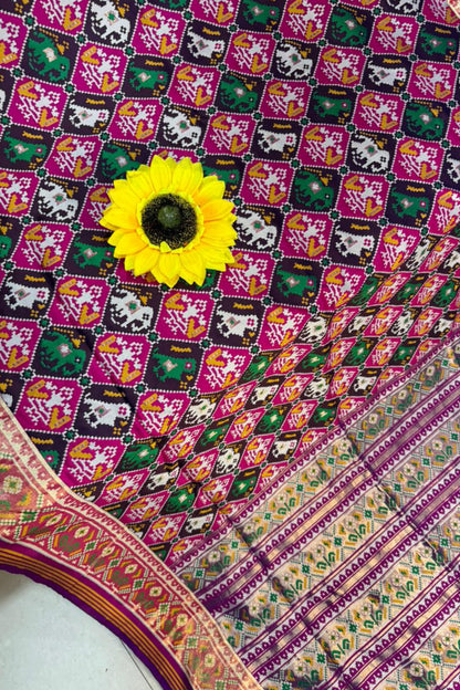 Soft Banarasi Silk Patola Saree