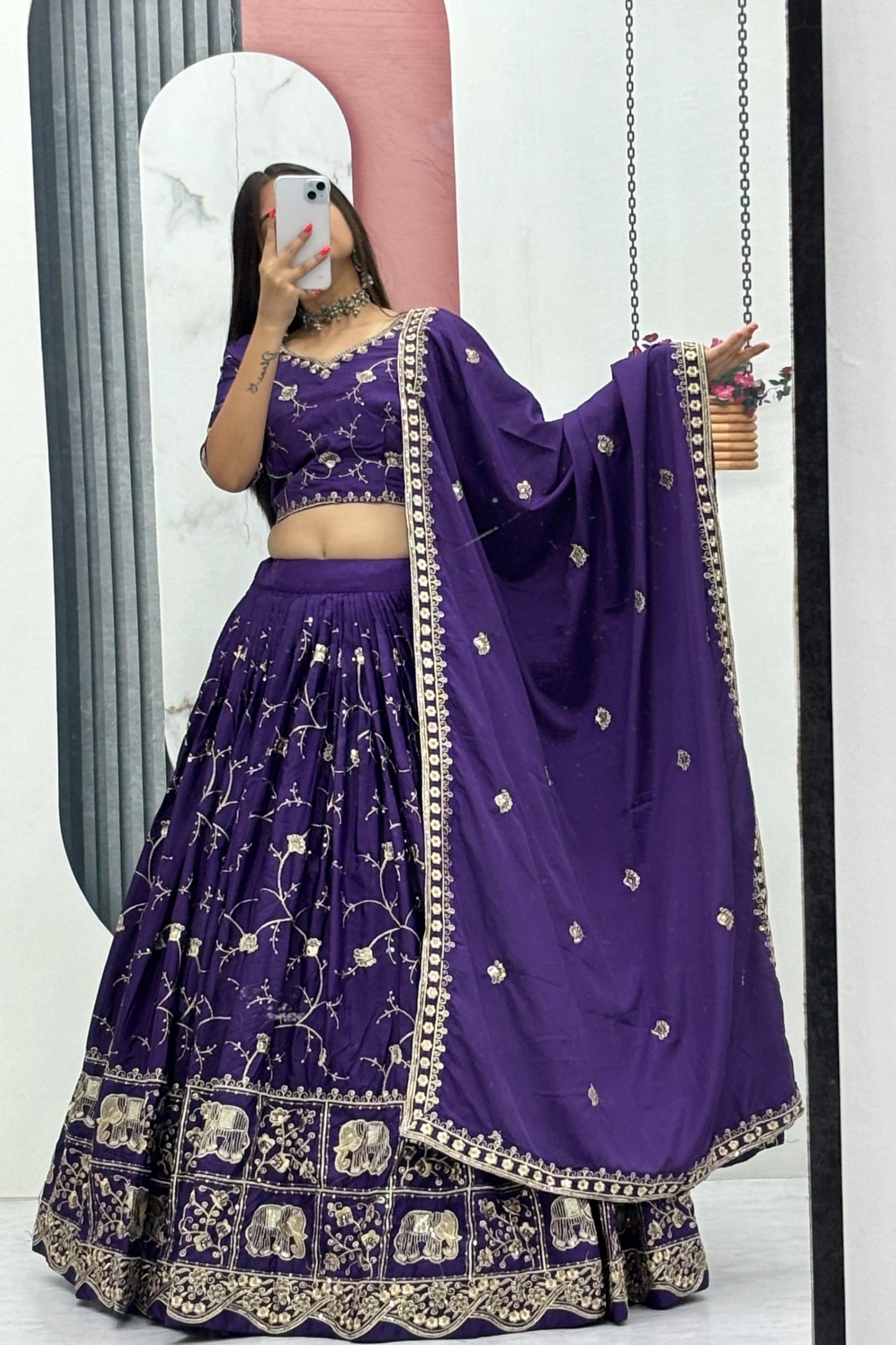 Crepe Silk Chaniya Choli