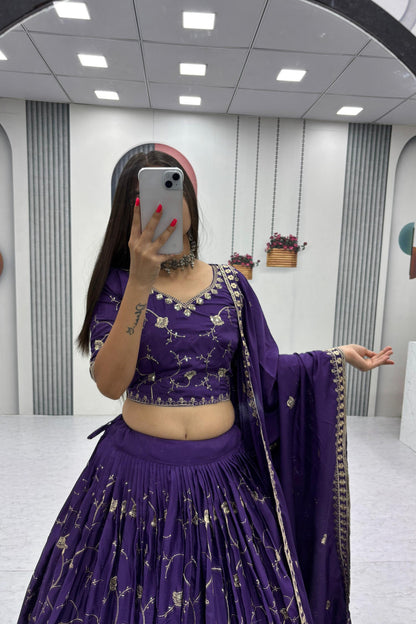 Crepe Silk Chaniya Choli