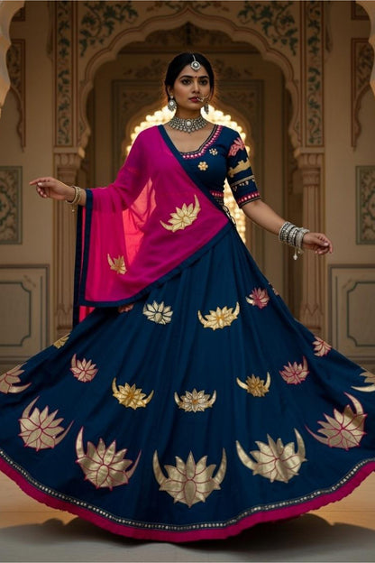 The Lotus Couture Set | Navratri Outfit