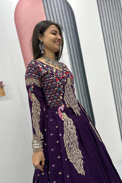 Trending Peacock Long Top Lehenga