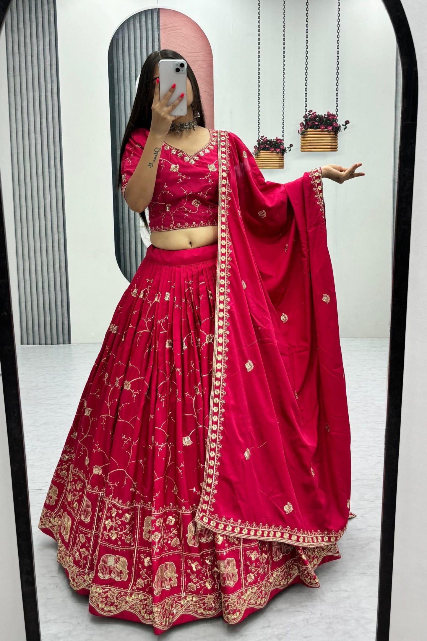 Crepe Silk Chaniya Choli