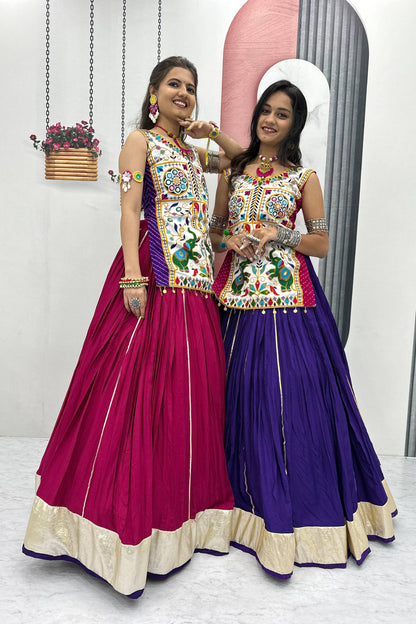 Navratri Special Crop Top with Lehenga