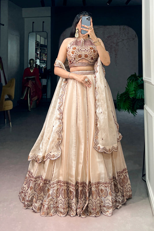 Wedding Special Spider Crush Lehenga