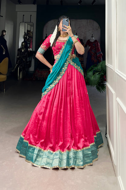 South Indian Style Lehenga