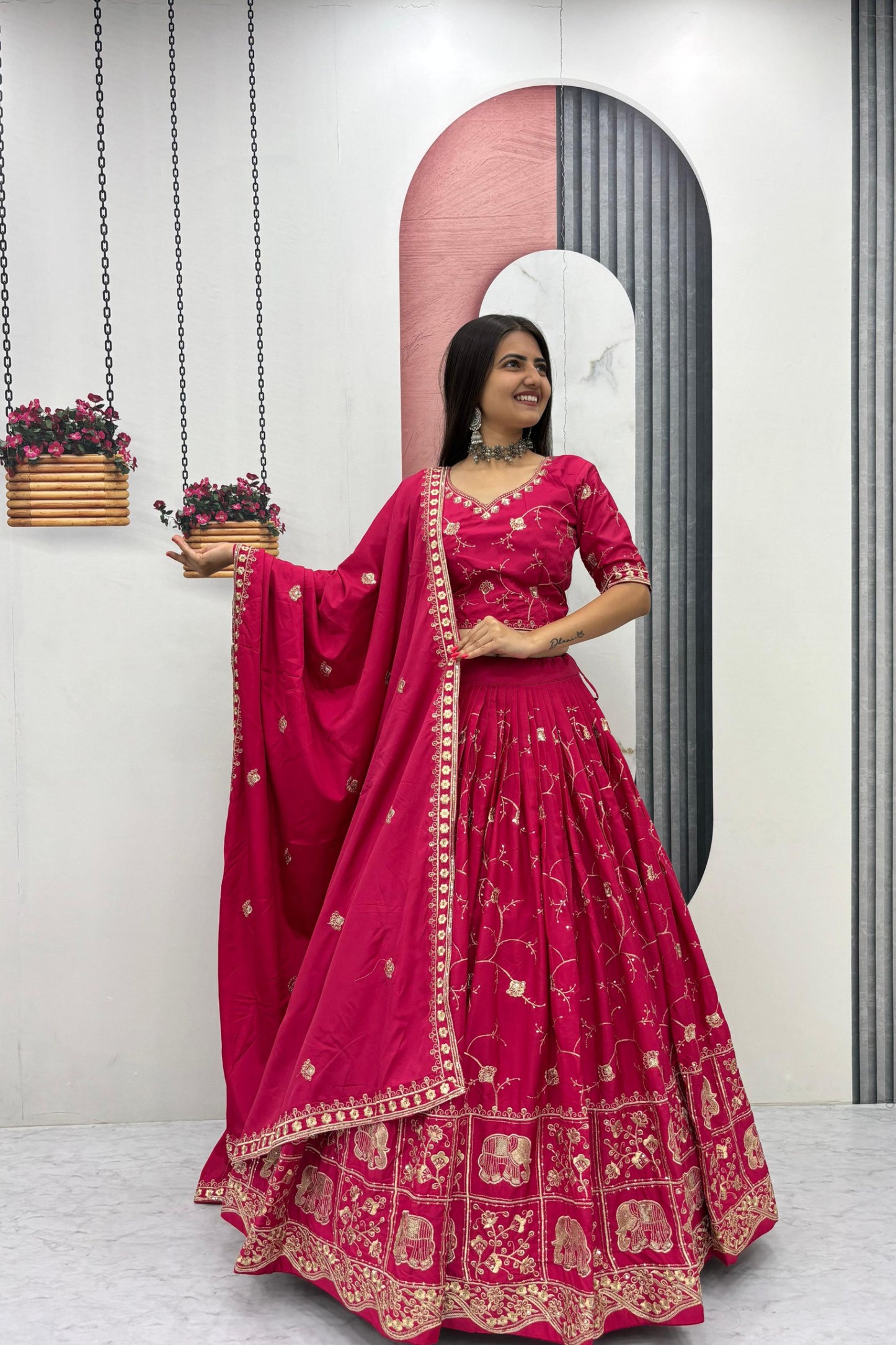 Crepe Silk Chaniya Choli