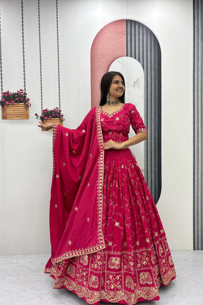 Crepe Silk Chaniya Choli