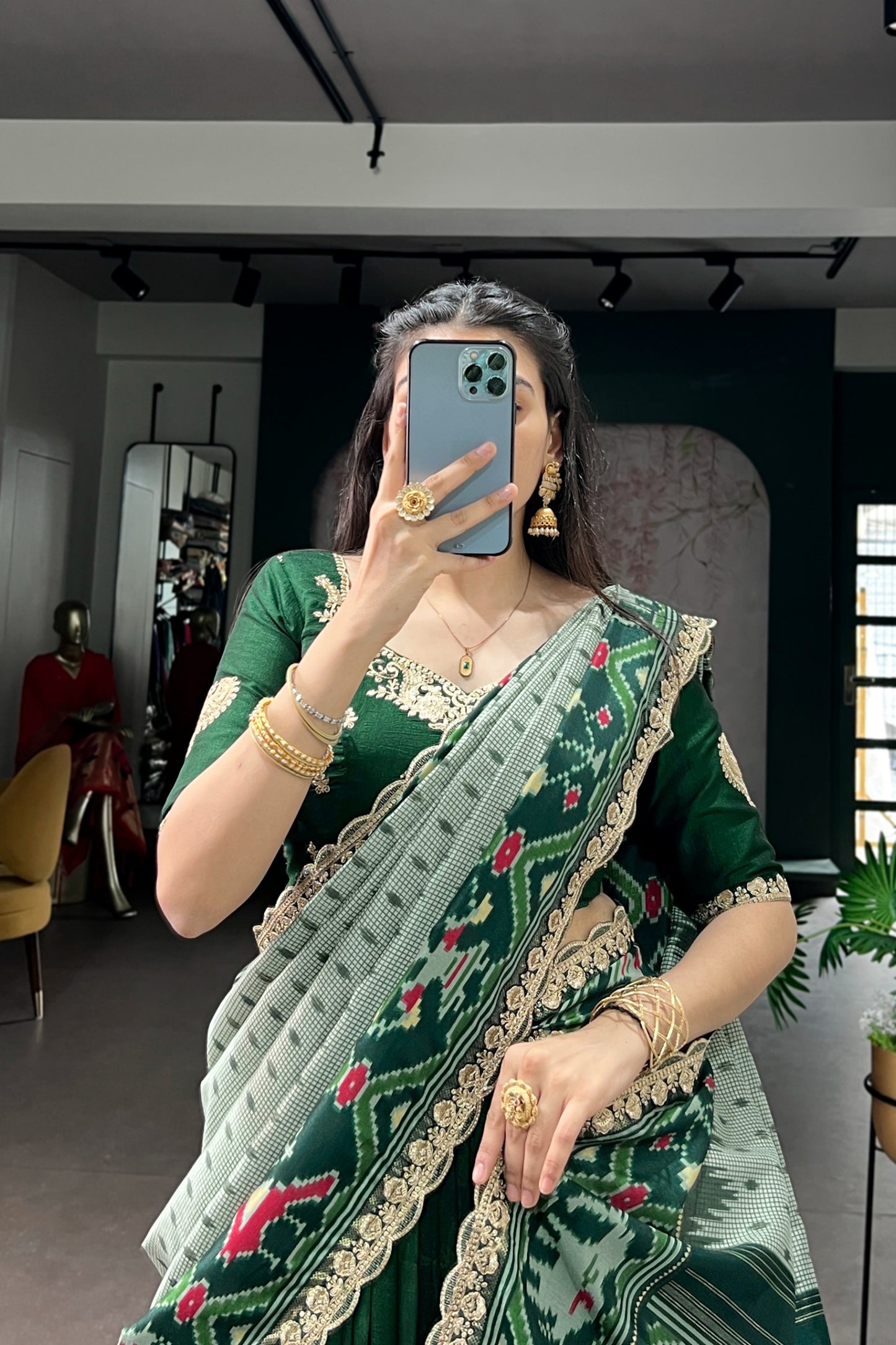 Vichitra Tussar Silk Lehenga