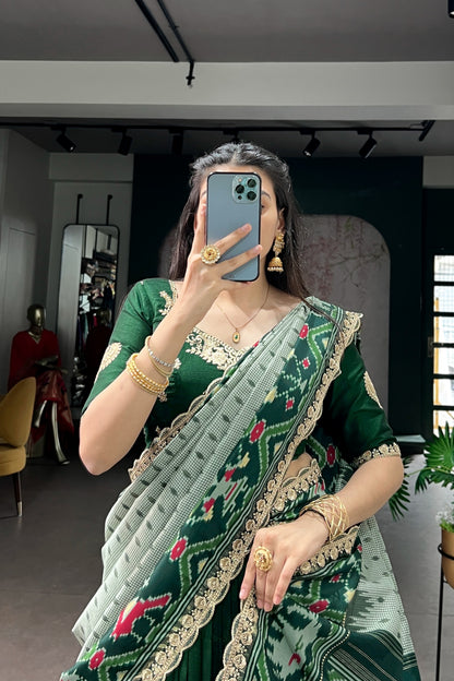 Vichitra Tussar Silk Lehenga