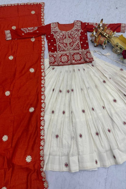Pure Vichitra Lehenga Choli
