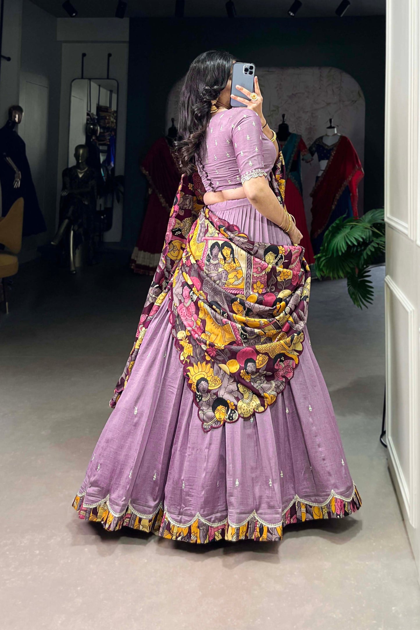 Wedding Special Kalamkari Lehenga