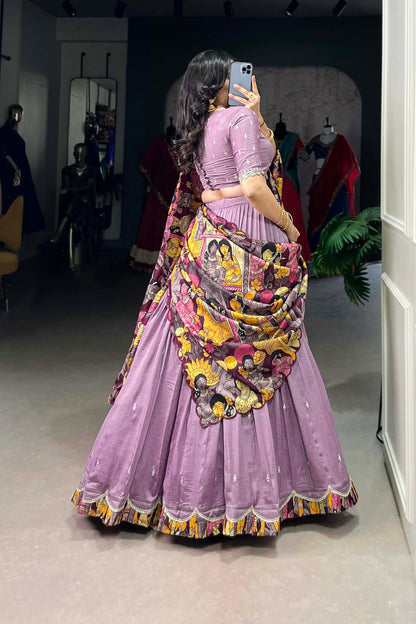 Wedding Special Kalamkari Lehenga