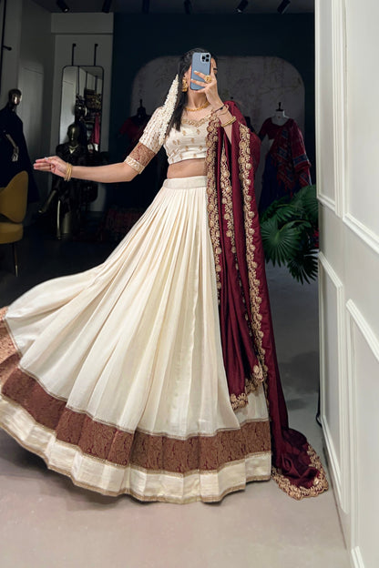 South Indian Style Lehenga