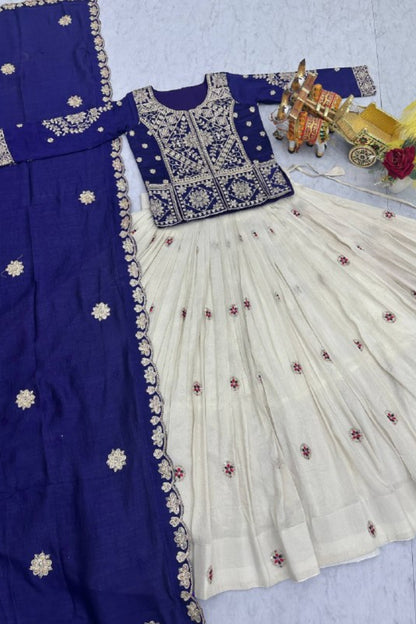 Pure Vichitra Lehenga Choli