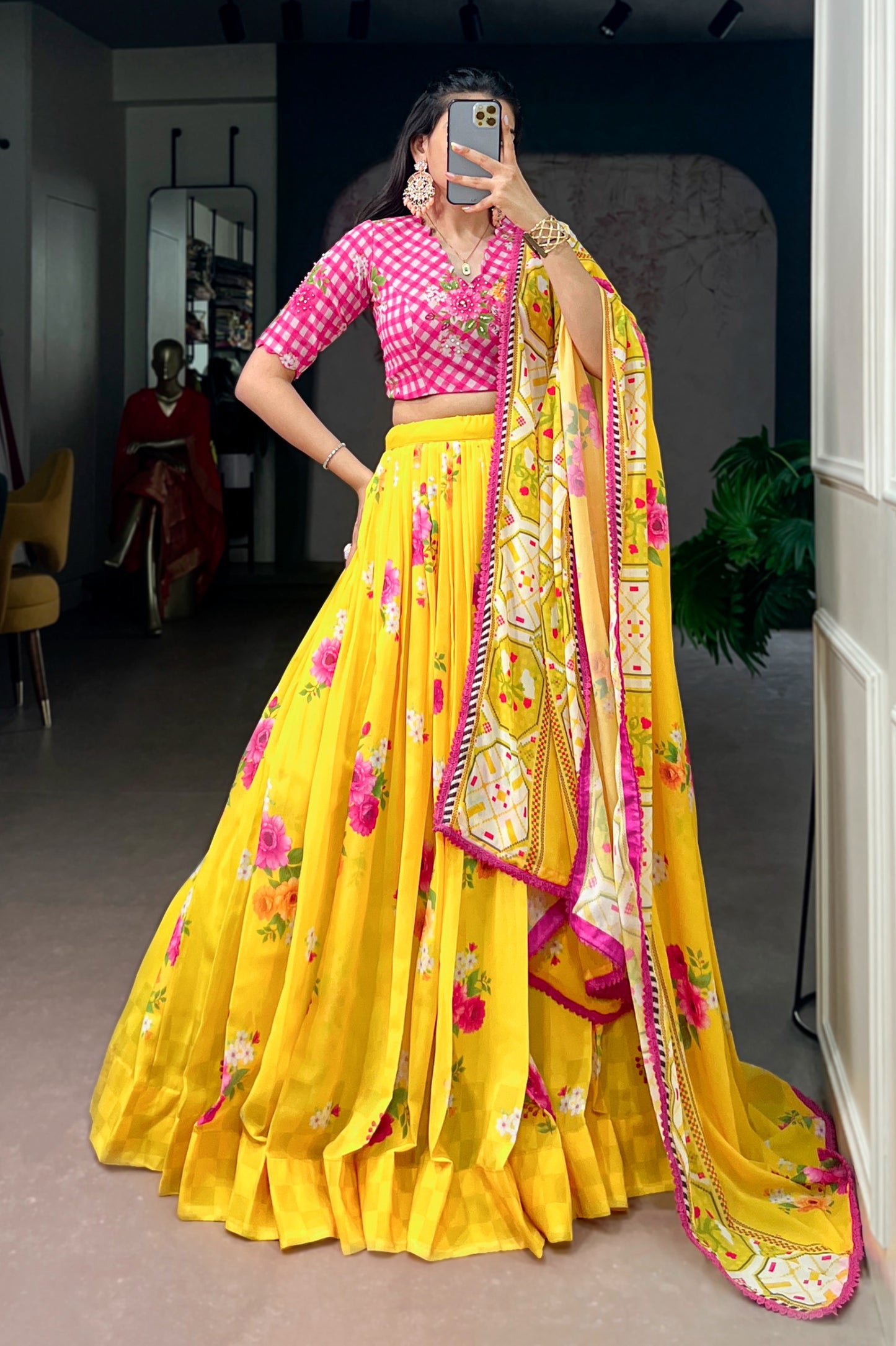 Florat Lehenga Set
