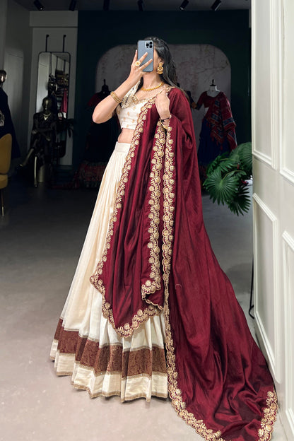 South Indian Style Lehenga