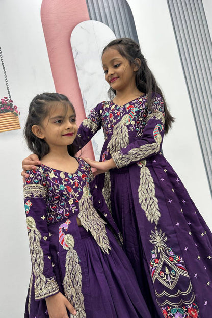 Long Top with Lehenga Set